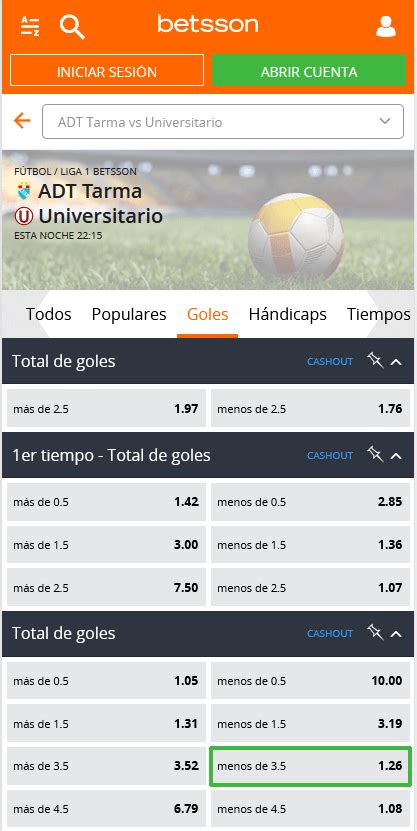 más de 0.5 remates a puerta|Más de 0.5 goles en apuestas deportivas .